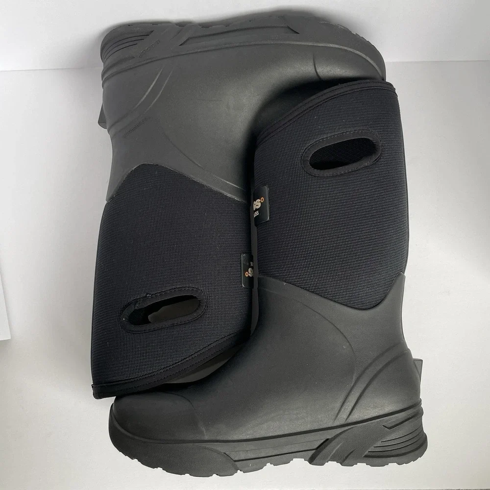 Bogs Bozeman Tall Black Seamless Boot‎ Mens 8 Insulated Waterproof Outdoor Work